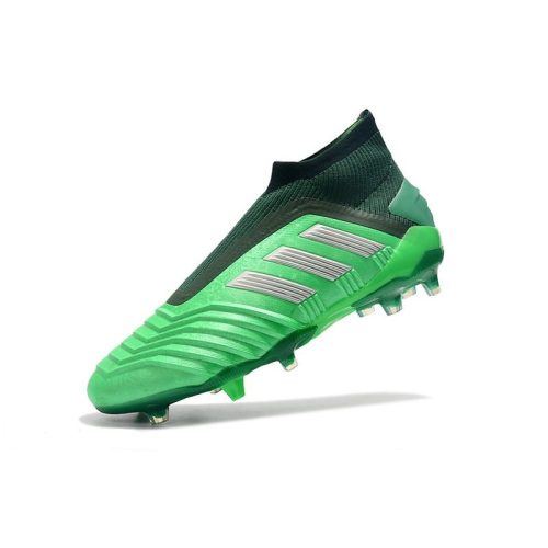 adidas Predator 19+ FG Zapatos - Verde Plata_8.jpg